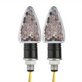 2X 15 Led Turn Signal Indicator Light Lamp Bulb Amber